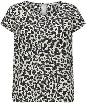 Only T-shirt Onlgerry S/s Top Cs Wvn 15245524 Pumice Stone/cosy Dames Maat - M