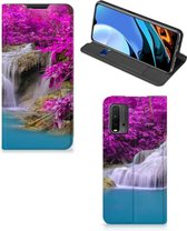 Telefoonhoesje Xiaomi Poco M3 | Redmi 9T Wallet Bookcase Waterval