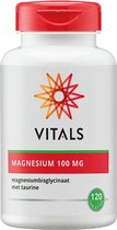 Vitals Magnesiumbisglycinaat voedingssupplement  - 100 mg - 120 tabletten