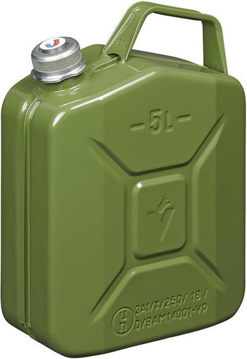 Jerricane Carburant Type Militaire En Metal 5L