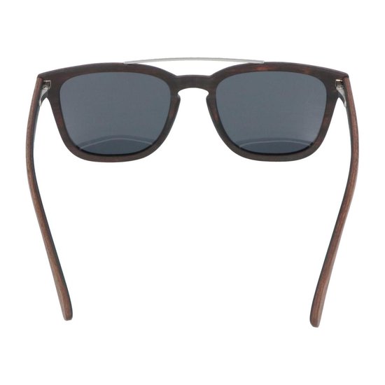 5one® Sardinia - houten zonnebril model Bridge - lens Grijs van 5one® — afbeelding 3