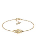 Elli Dames Armbanden Hamsa Hand der Fatima Kristalle 925 Silber