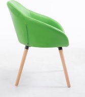 Liv's Melmoen Eetkamerstoel - Modern - Groen - Hout - 64 cm x 61 cm x 79 cm