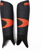 Dita Ortho Plus 17 Hockey Scheenbeschermers Zwart/Oranje - Maat S