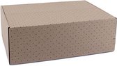 Verzenddozen 330x250x80mm Bruin - 50 st