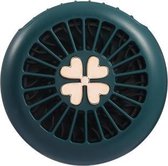 GXZ-F1015 Hangende nekventilator Handheld desktop Mini draagbare USB-vouwventilator (inkt)
