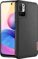 Voor Xiaomi Redmi Note 10 5G DUX DUCIS Fino-serie PU + TPU beschermhoes (zwart)