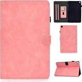 Voor Samsung Galaxy Tab A7 Lite T220 Koeienhuid Textuur Horizontale Flip Leather Case met Houder & Kaartsleuven & Pen Slot (Rose Goud)