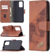 Voor Xiaomi Redmi Note 10 Pro Bijpassende Kleur Krokodil Textuur Horizontale Flip PU Lederen Case met Portemonnee & Houder & Kaartsleuven (Bruin)