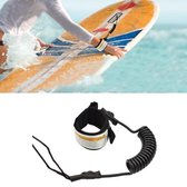 Surf Bodyboard Safety Hand Rope TPU Surfboard Paddle Sleepkabel, de lengte na het uitrekken: 1,6 m (zwart)