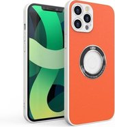 PU + PC + TPU mobiele telefoon beschermhoes voor iPhone 11 (oranje)