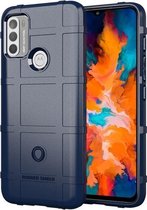 Voor Motorola Moto G50 Volledige dekking schokbestendig TPU-hoesje (blauw)