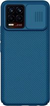 Voor OPPO Realme 8/8 Pro NILLKIN Black Mirror Series PC Camshield Volledige dekking Stofdicht Krasbestendig Case (blauw)