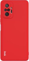 Voor Geschikt voor Xiaomi Redmi Note 10 Pro / 10 Pro Max IMAK UC-2-serie Schokbestendige volledige dekking Zachte TPU-hoes (rood)