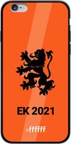 6F hoesje - geschikt voor iPhone 6s -  TPU Case - Nederlands Elftal - EK 2021 #ffffff