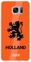 6F hoesje - geschikt voor Samsung Galaxy S7 Edge -  Transparant TPU Case - Nederlands Elftal - Holland #ffffff