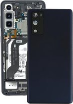 Batterij-achterklep met cameralensafdekking voor Samsung Galaxy S20 FE (zwart)
