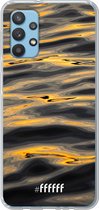 6F hoesje - geschikt voor Samsung Galaxy A32 4G -  Transparant TPU Case - Water Waves #ffffff