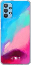 6F hoesje - geschikt voor Samsung Galaxy A32 4G -  Transparant TPU Case - Abstract Hues #ffffff