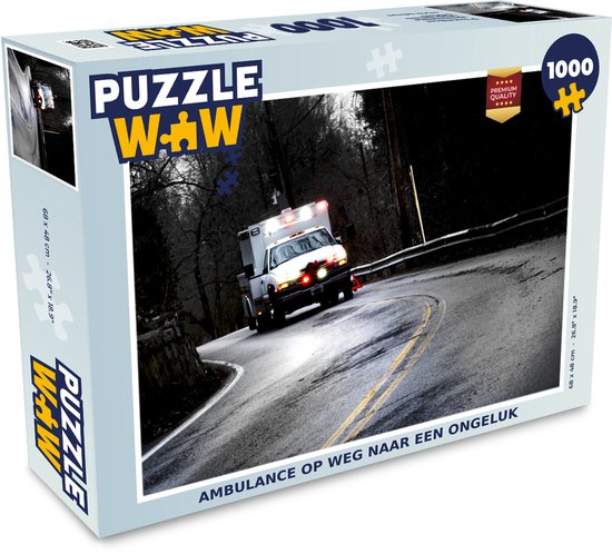 onderwijs Wirwar Acquiesce Puzzel Ambulance op weg naar een ongeluk - Legpuzzel - Puzzel 1000 stukjes  volwassenen | bol.com