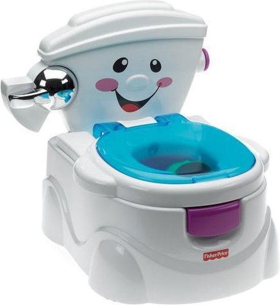 Fisher-Price P4326 Mijn eerste toiletpotje en toiletbril met muziek en  geluidseffecten... | bol.com