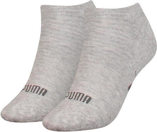 Puma 2 paar dames sneaker sokken - Badstof zool