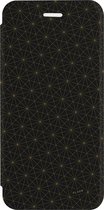 FLAVR Adour Case sterren hoesje geometrisch iPhone 6 6s 7 8 SE 2020 SE 2022 - Zwart Goud