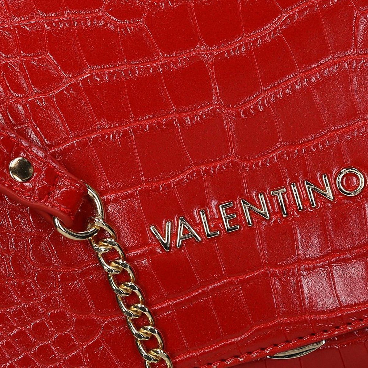 Valentino sac bandoulière croco rosso | bol.