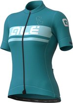 Ale Donna SS Jersey PRS Crystal - Turquoise - S - Valt klein