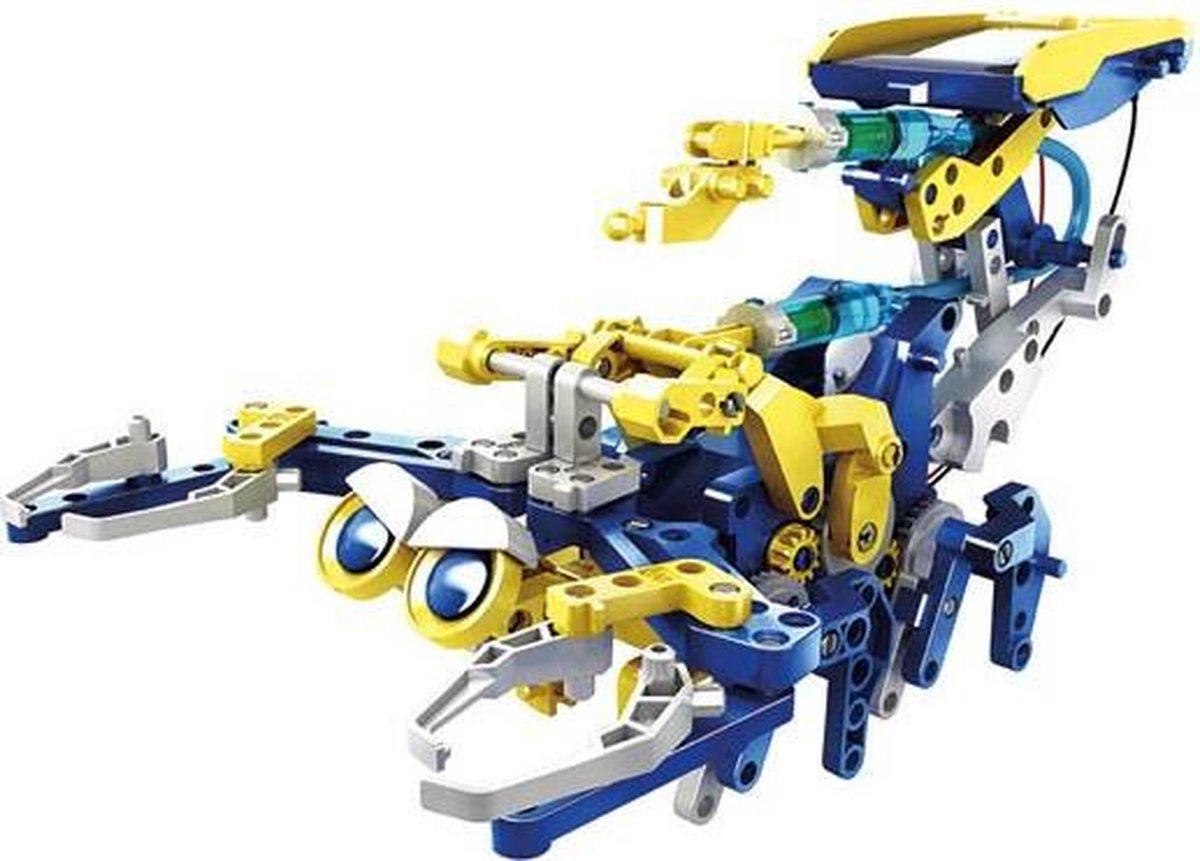 Velleman Educatieve Robot bouwkit, Bouwkit Op Zonne-Energie - 12-In-1 (KSR17) Speelgoedrobot, Solar, STEM Constructiespeelgoed
