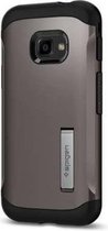 Geschikt voor Spigen - Samsung Galaxy Xcover 4/4S - Slim Armor stevig hoesje - Grijs