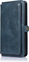Samsung Galaxy A72 - Afneembaar 2 in 1 Bookcase Hoesje - Back Cover - Magnetisch - Pasjeshouder - Portemonnee - Leer - Samsung Galaxy A72 - Blauw
