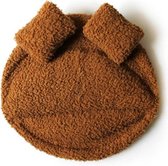 Pasgeboren Studio Fotografie Aided Styling Mat Baby Props Deken (Bruin)