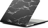 By Qubix MacBook Air 13 inch - Touch id versie - Marble - zwart (2018, 2019 & 2020)