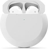 AirPods hoesje van By Qubix - AirPods 1/2 hoesje siliconen shockprotect series - wit