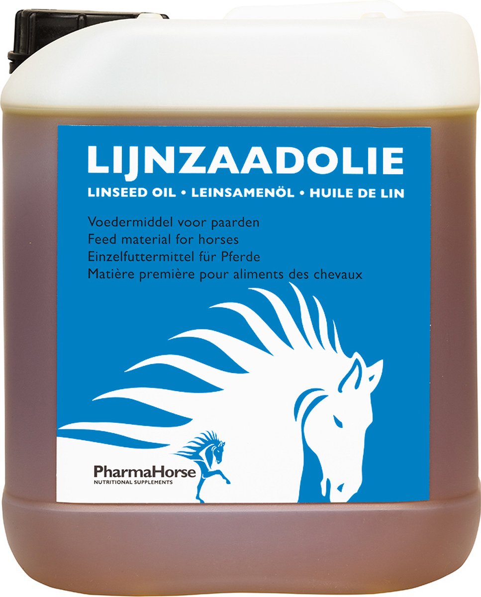 PharmaHorse Lijnzaadolie - 5 liter - PharmaDog