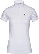 Kingsland Classic Ladies Short Sleeve Show Shirt - White - Maat S