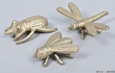 Decoratie - Insecten - Aluminium goud - Assortiment