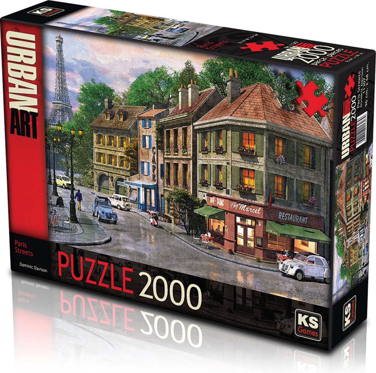 KS Games Paris Streets – Puzzel – 2000 stukjes – 96 x 68 cm