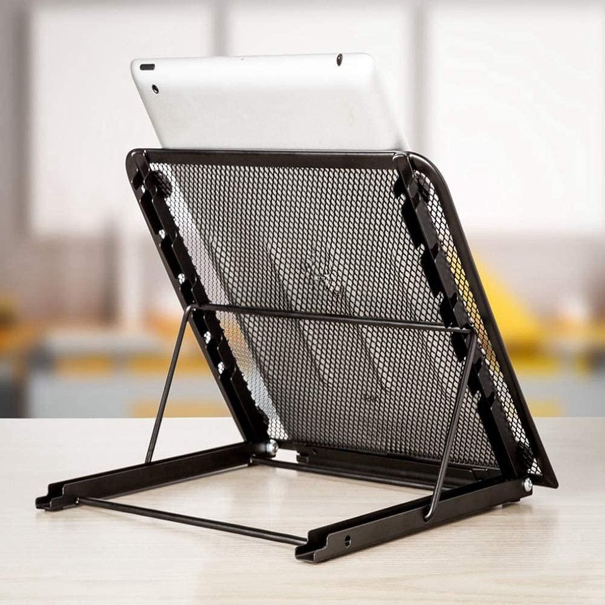 Laptop Stand bureau Ondersteuning Verstelbare Laptop Standaard voor Pad Tablet Notebook - zwart