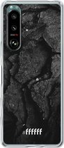 6F hoesje - geschikt voor Sony Xperia 5 III -  Transparant TPU Case - Dark Rock Formation #ffffff