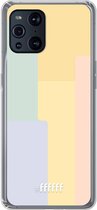 6F hoesje - geschikt voor OPPO Find X3 Pro -  Transparant TPU Case - Springtime Palette #ffffff