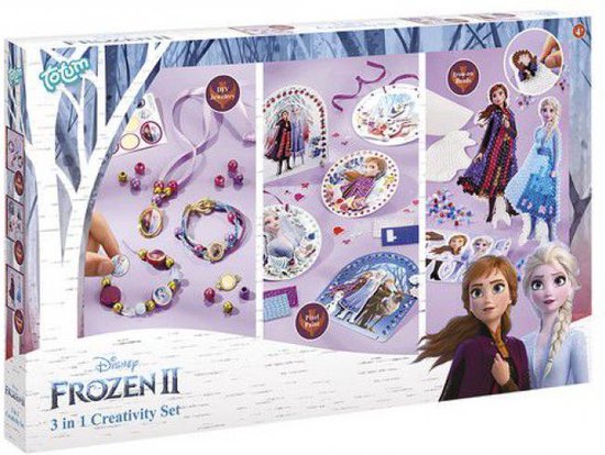 Totum Disney Frozen 2 Knutselset - 3 in 1 Creatieve Hobbyset