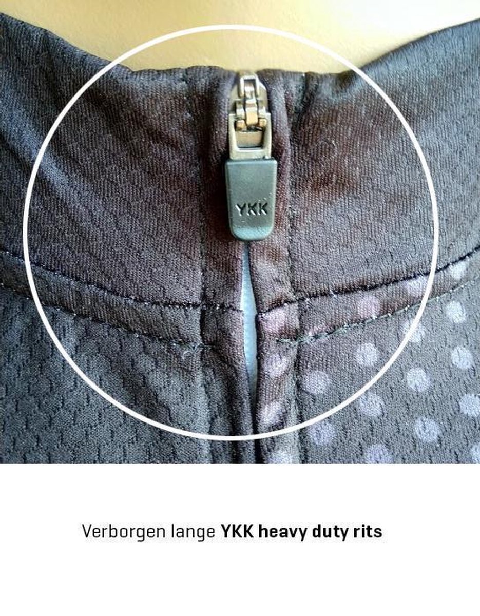 Retro Wielertenue Bolletjestrui - REDTED - L