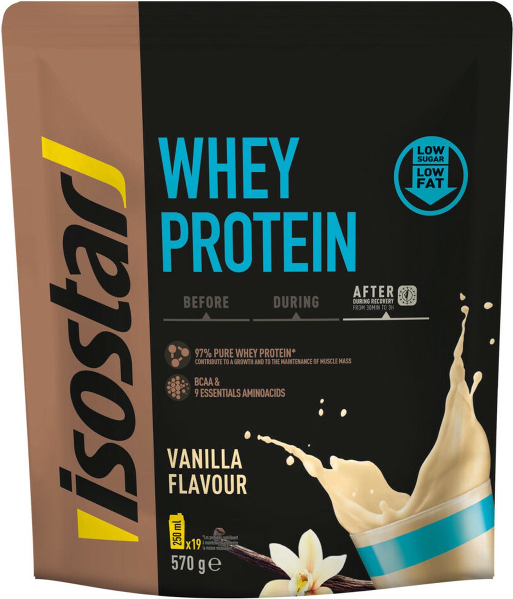 Isostar Whey Protein powder Vanilla 570g
