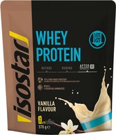 Isostar Whey Protein - Eiwitpoeder voor krachtsport - Vanille - 570 gr