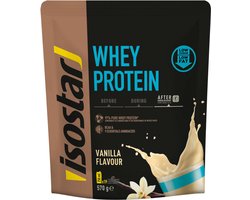 Isostar Whey Protein - Eiwitpoeder voor krachtsport - Vanille - 570 gr