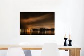Canvas Schilderij Nijmegen - Lucht - Licht - 60x40 cm - Wanddecoratie