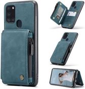 Caseme - Samsung Galaxy A21s - Back Cover Wallet Case - Blauw