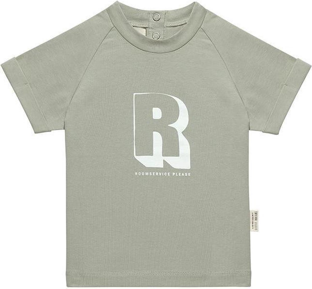 Little Indians T-shirt Roomservice Jongens Katoen Groen Maat 104